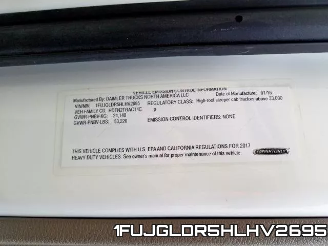 1FUJGLDR5HLHV2695 фото 2