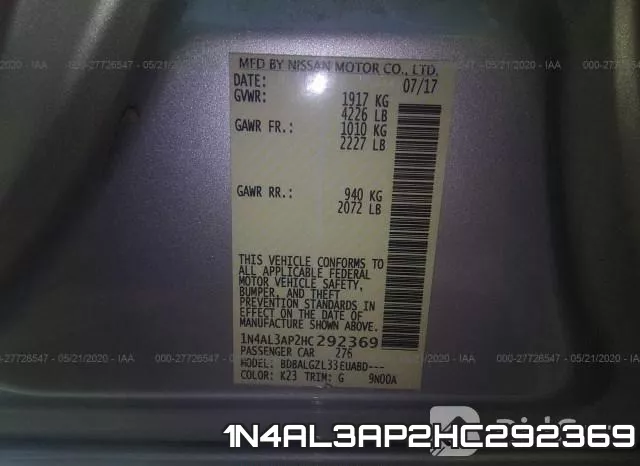 1N4AL3AP2HC292369 фото 10