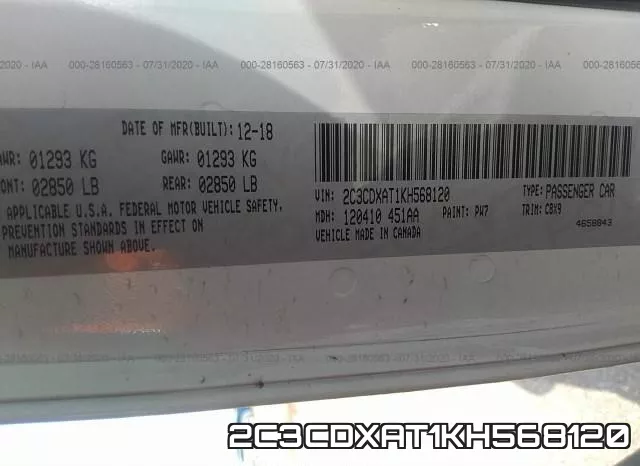 2C3CDXAT1KH568120 фото 9