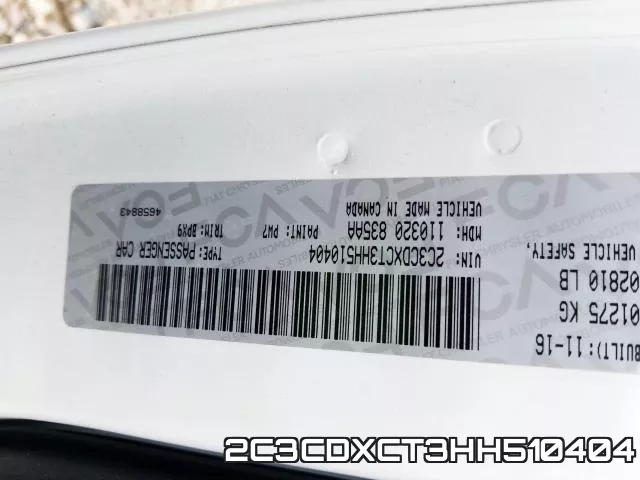 2C3CDXCT3HH510404 фото 2