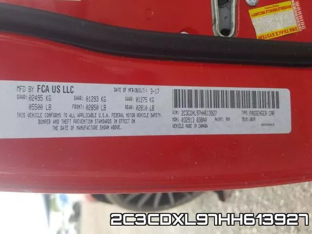 2C3CDXL97HH613927 фото 2