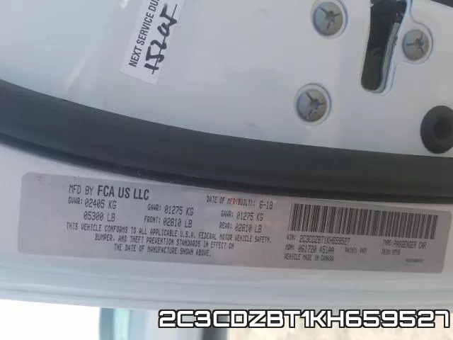 2C3CDZBT1KH659527 фото 2