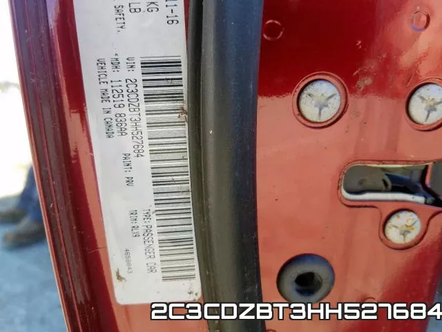 2C3CDZBT3HH527684 фото 2
