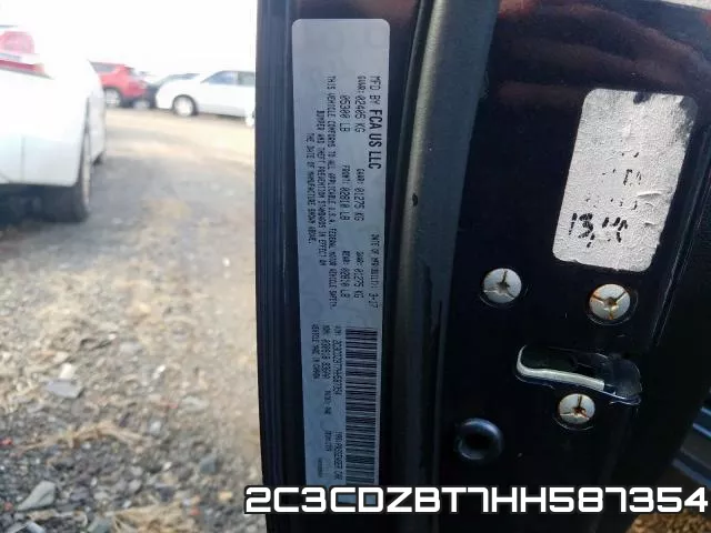 2C3CDZBT7HH587354 фото 2