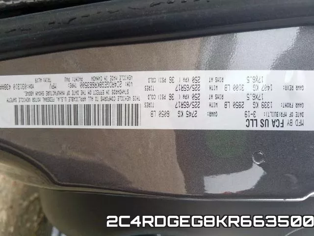 2C4RDGEG8KR663500 фото 2