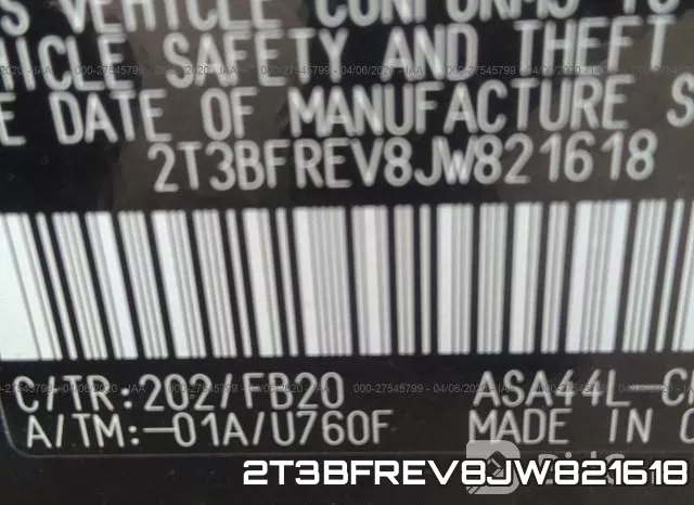 2T3BFREV8JW821618 фото 10
