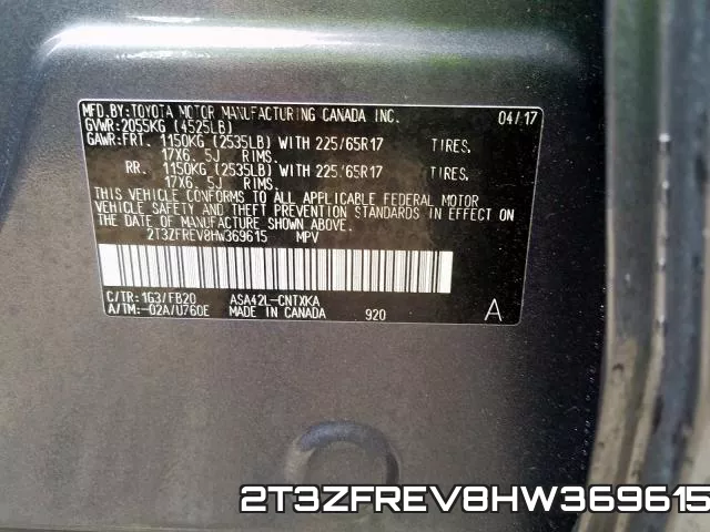 2T3ZFREV8HW369615 фото 2