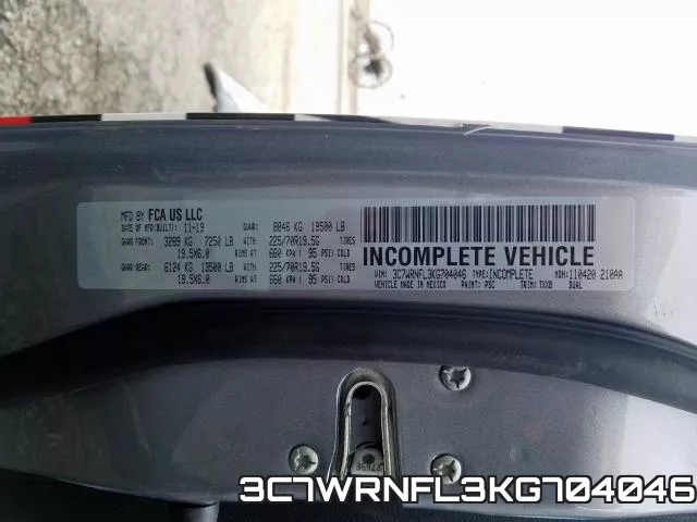 3C7WRNFL3KG704046 фото 2