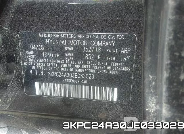 3KPC24A30JE033029 фото 10