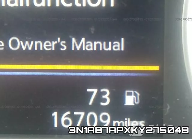 3N1AB7APXKY275048 фото 8