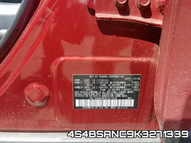 4S4BSANC9K3271339 фото 2