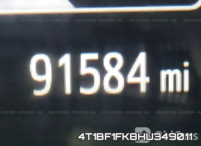 4T1BF1FK8HU349011 фото 8