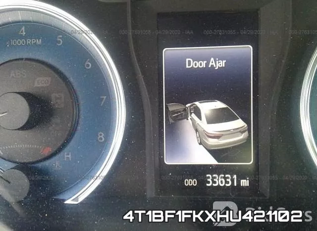 4T1BF1FKXHU421102 фото 8