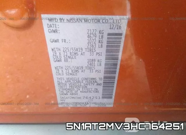 5N1AT2MV3HC764251 фото 9