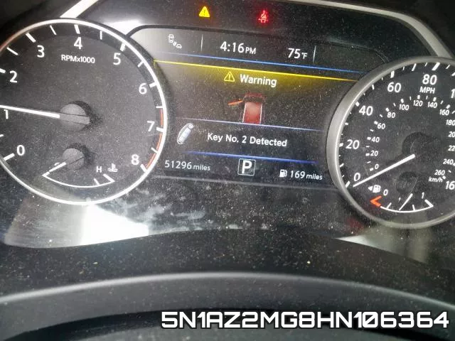 5N1AZ2MG8HN106364 фото 9