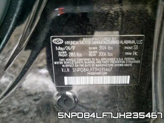 5NPD84LF7JH235467 фото 2