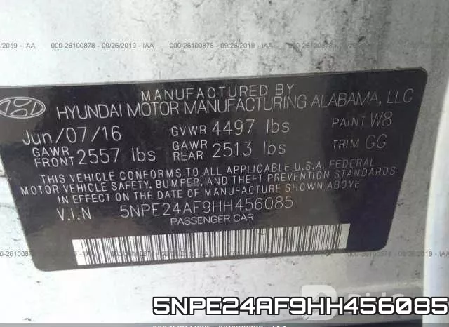 5NPE24AF9HH456085 фото 10