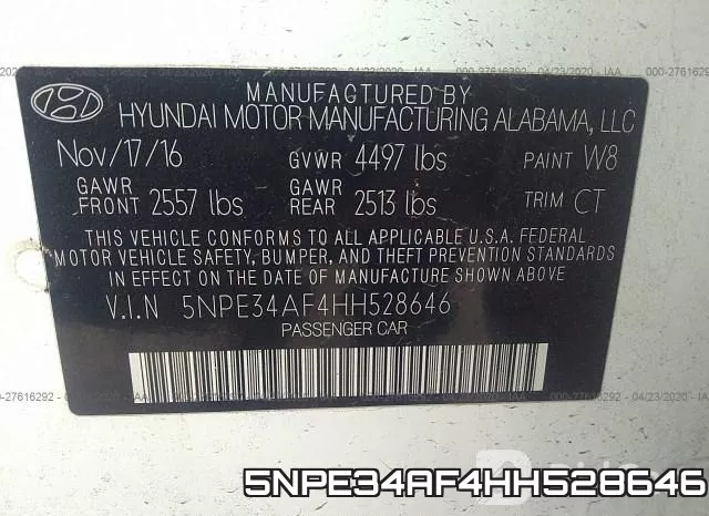 5NPE34AF4HH528646 фото 10