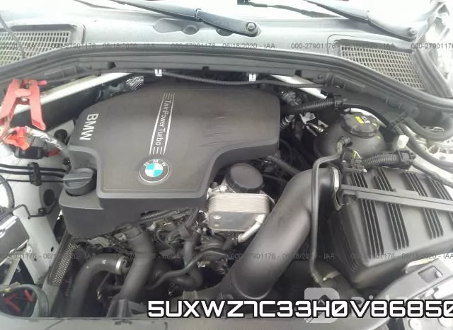 5UXWZ7C33H0V86850 фото 2
