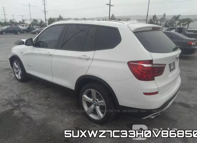 5UXWZ7C33H0V86850 фото 3