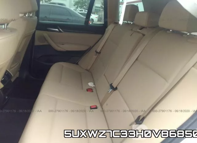 5UXWZ7C33H0V86850 фото 8