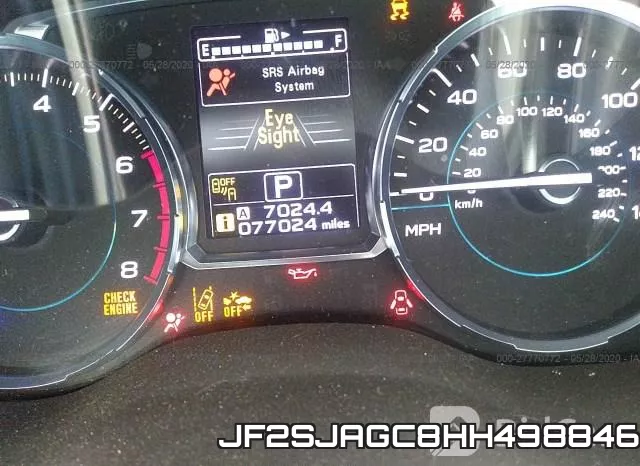 JF2SJAGC8HH498846 фото 8