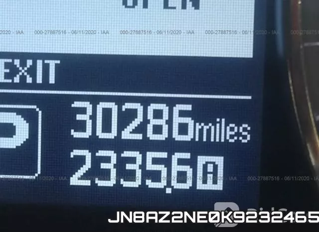 JN8AZ2NE0K9232465 фото 8