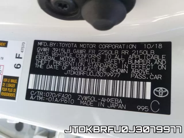 JTDKBRFU0J3079977 фото 2