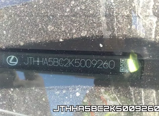JTHHA5BC2K5009260 фото 10