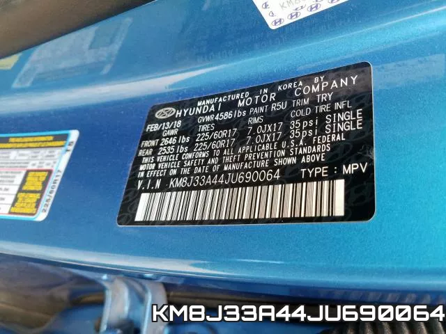 KM8J33A44JU690064 фото 2