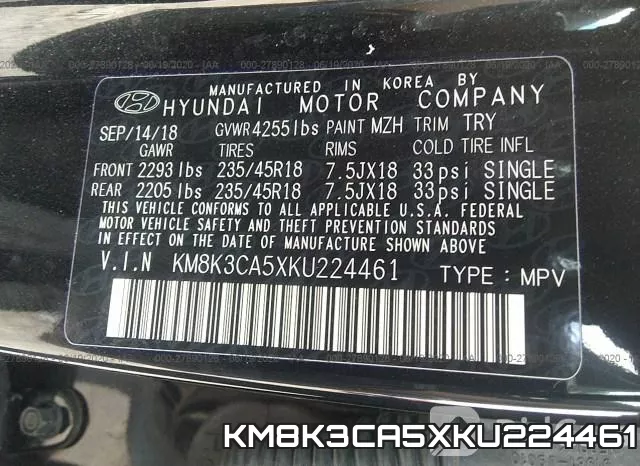 KM8K3CA5XKU224461 фото 10