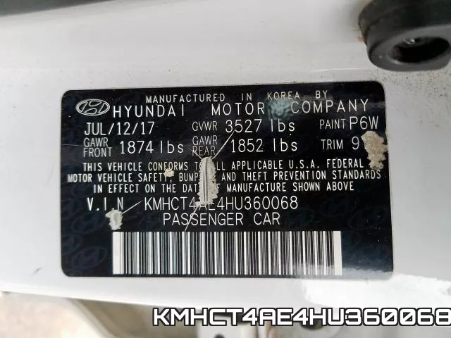 KMHCT4AE4HU360068 фото 2
