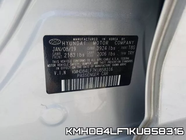 KMHD84LF7KU858316 фото 2