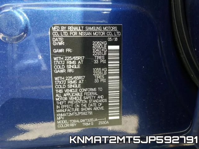 KNMAT2MT5JP592791 фото 2