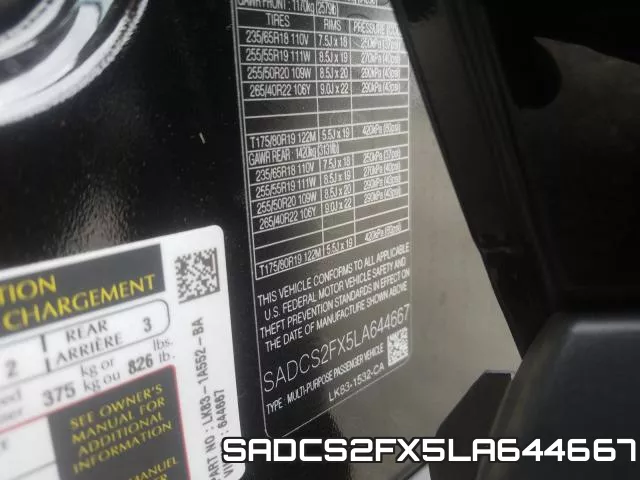SADCS2FX5LA644667 фото 2