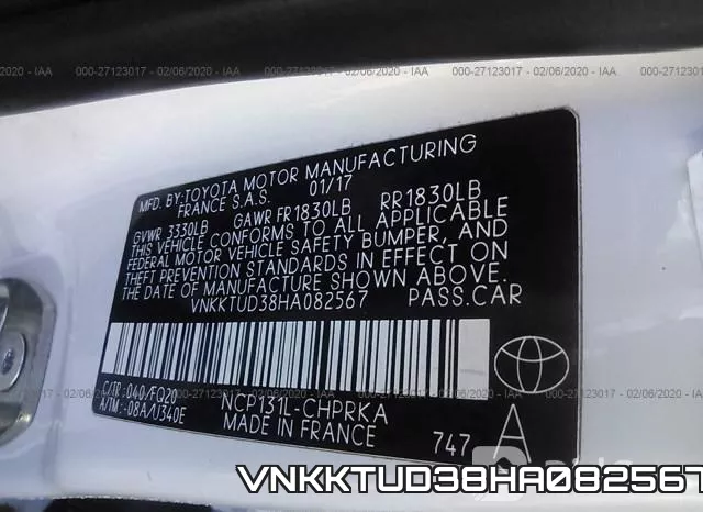 VNKKTUD38HA082567 фото 10
