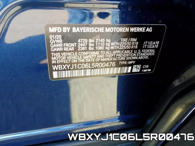 WBXYJ1C06L5R00476 фото 2