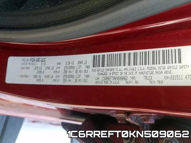 1C6RREFT0KN509062 фото 2