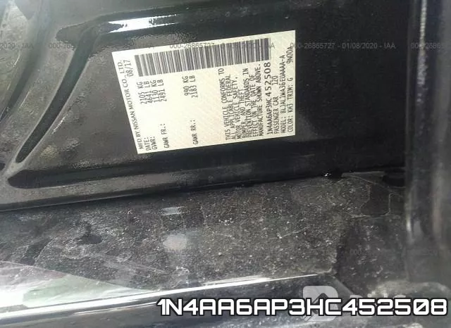 1N4AA6AP3HC452508 фото 10