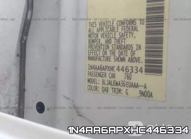 1N4AA6APXHC446334 фото 10