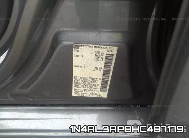 1N4AL3AP8HC487179 фото 10