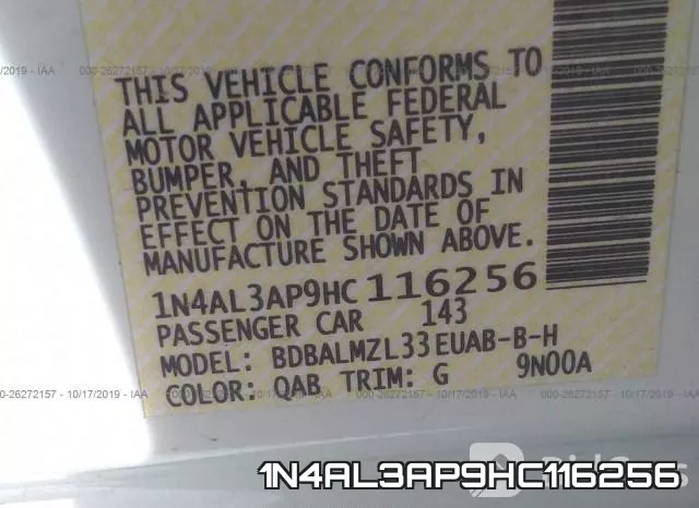 1N4AL3AP9HC116256 фото 10
