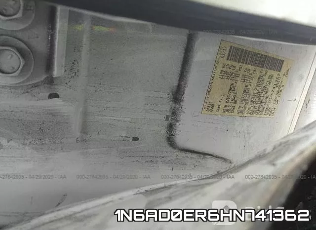 1N6AD0ER6HN741362 фото 10