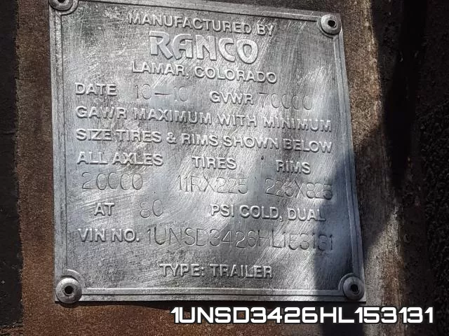 1UNSD3426HL153131 фото 2