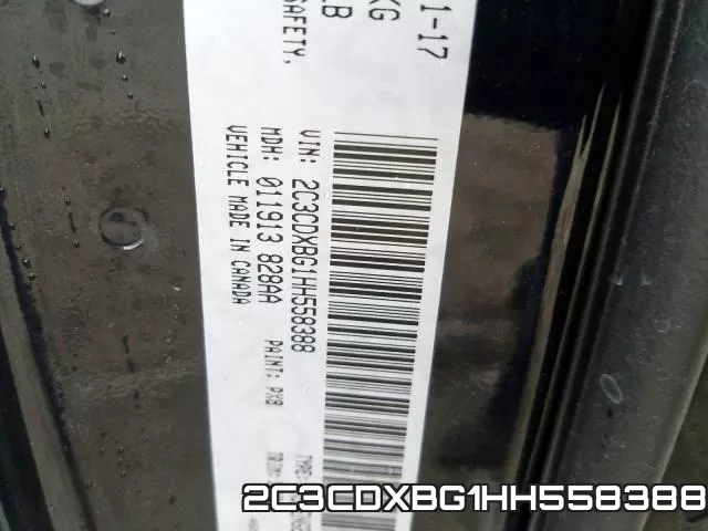 2C3CDXBG1HH558388 фото 2
