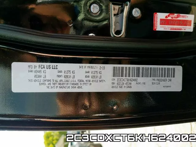 2C3CDXCT6KH624002 фото 2