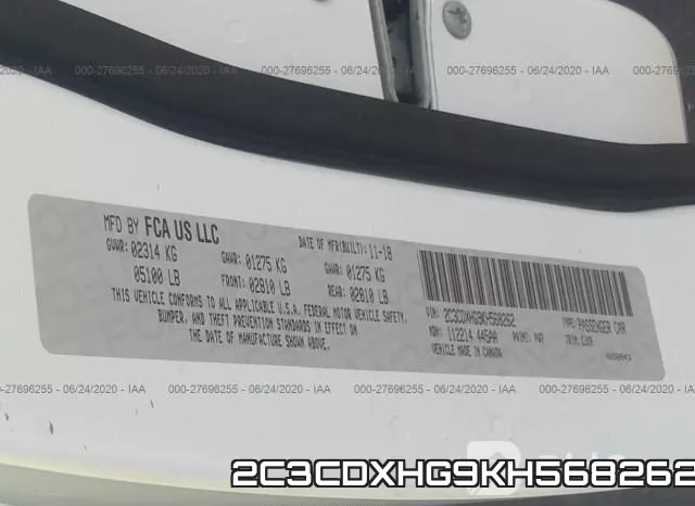 2C3CDXHG9KH568262 фото 10