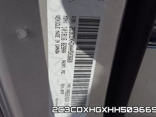 2C3CDXHGXHH503669 фото 2