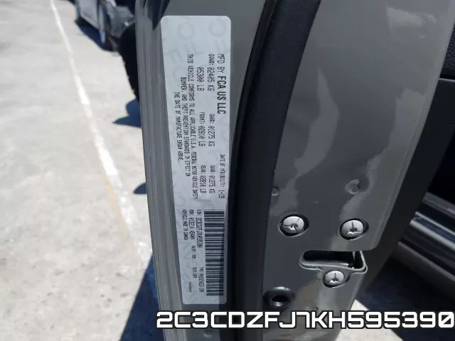 2C3CDZFJ7KH595390 фото 2