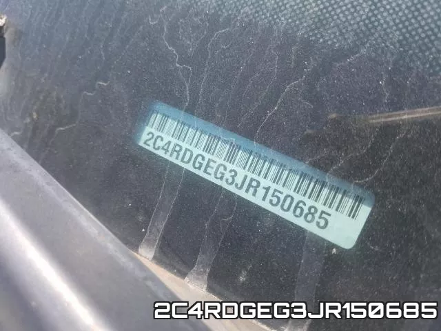 2C4RDGEG3JR150685 фото 2